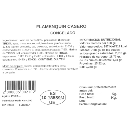 Flamenquín casero | Compra Productos online 2