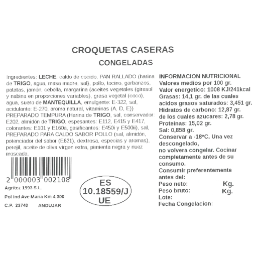 Croqueta casera | Compra Productos online 2