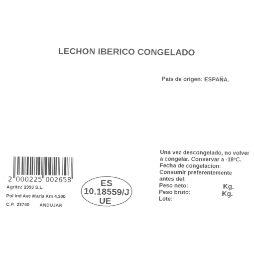 Cochinillo ibérico para asar | Compra Productos online 2